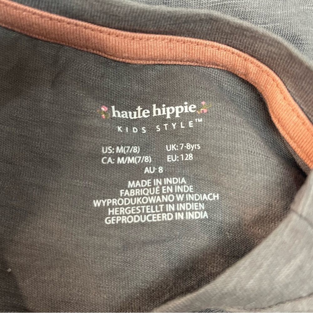 Haute Hippie Butterfly Graphic Tee Gray - Picture 5 of 7